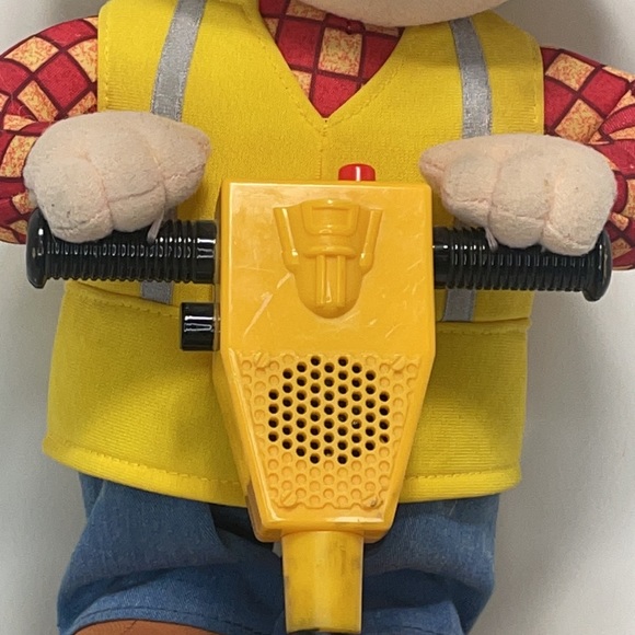 Vintage 2001 Bob The Builder Hasbro Talking! Shaking! Jackhammer! - Picture 8 of 10